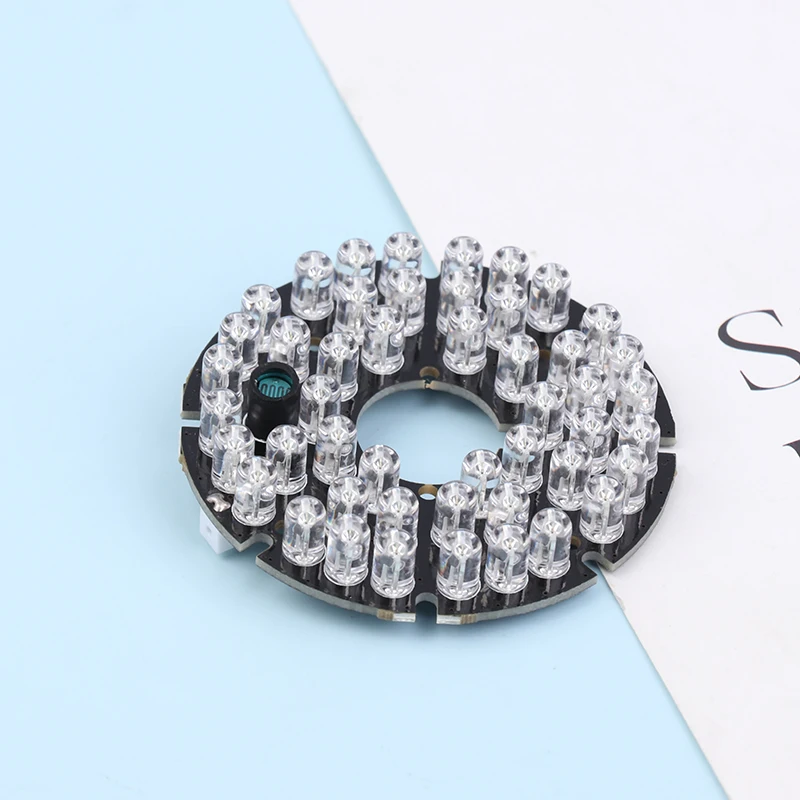 48PCS IR LED 850NM Illuminator Board – 60mm Night Vision Light for CCTV Surveillance Camera Housing, 50° Viewing Angle
48PCS IR LED 850NM Illuminator Board – 60mm Night Vision Light for CCTV Surveillance Camera Housing, 50° Viewing Angle