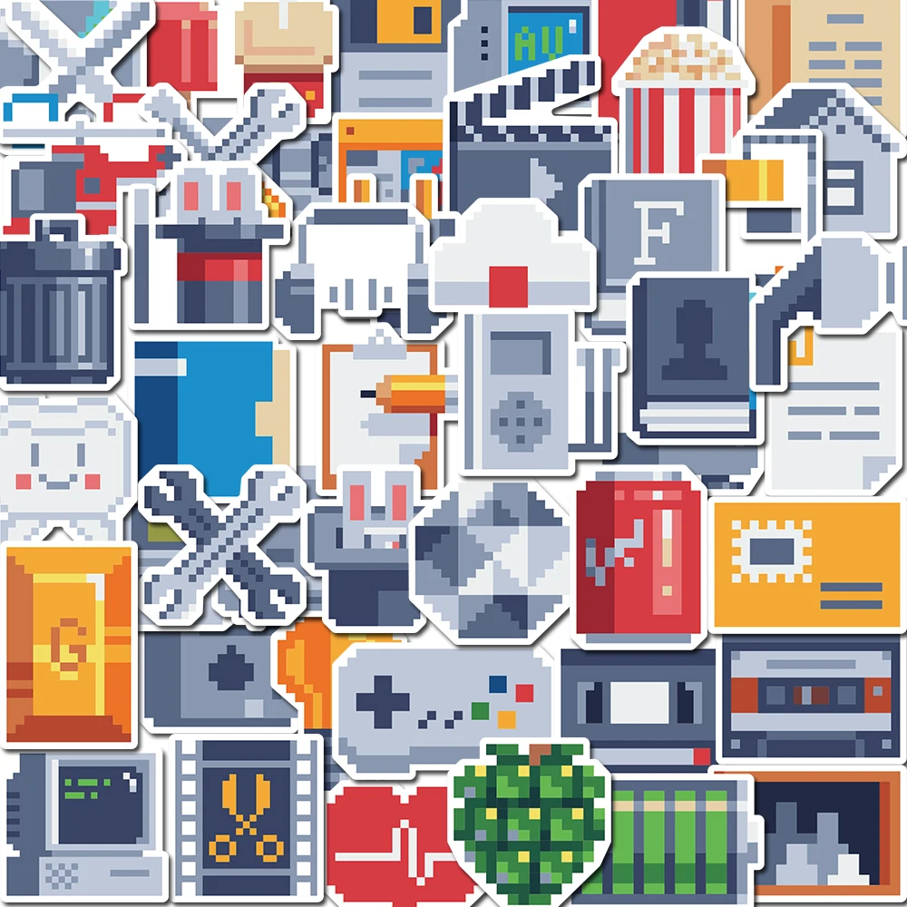 48/96PCS Pixel Robot Ins Stickers Vintage For Gift DIY Kid Notebook Luggage Motorcycle Laptop Refrigerator Decals Graffiti
48/96PCS Pixel Robot Ins Stickers Vintage For Gift DIY Kid Notebook Luggage Motorcycle Laptop Refrigerator Decals Graffiti