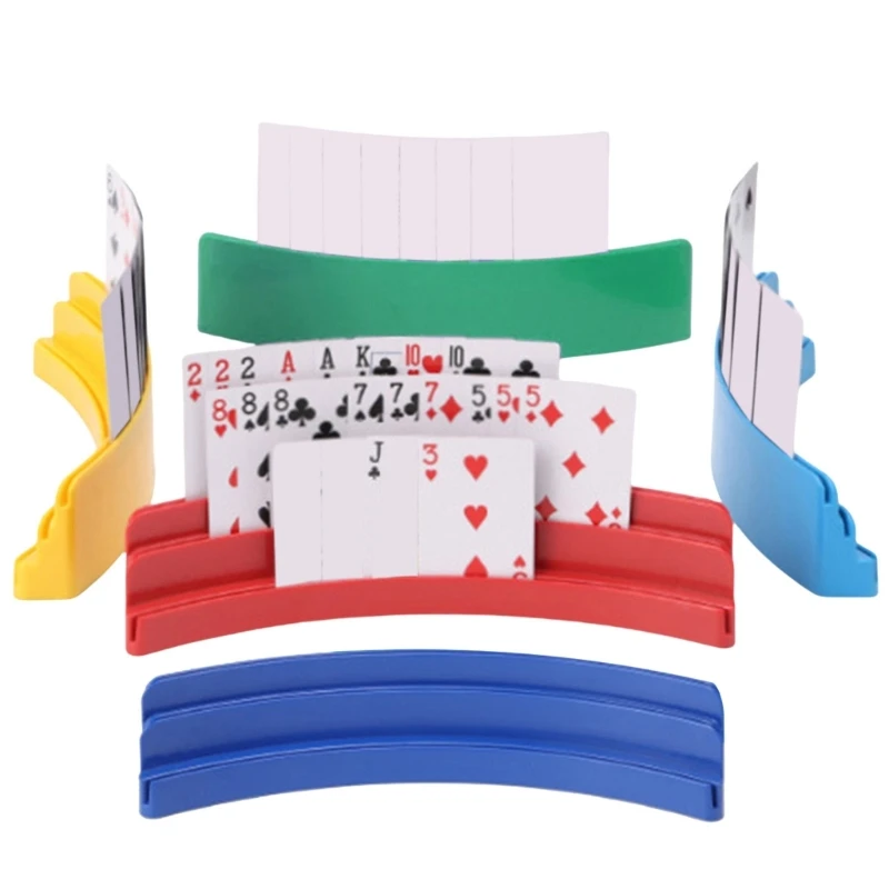1pc Curved Playing Card Holder, Game Card Poker Card Holder for Kids & Adults, Standing Card Holder Organizers Poker Holder
1pc Curved Playing Card Holder, Game Card Poker Card Holder for Kids & Adults, Standing Card Holder Organizers Poker Holder