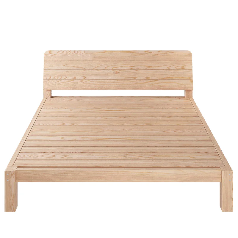 Solid wood bed Modern simple 1.5m double bed 1.8m simple economical rental room Dormitory 1.2 single bed rack
Solid wood bed Modern simple 1.5m double bed 1.8m simple economical rental room Dormitory 1.2 single bed rack