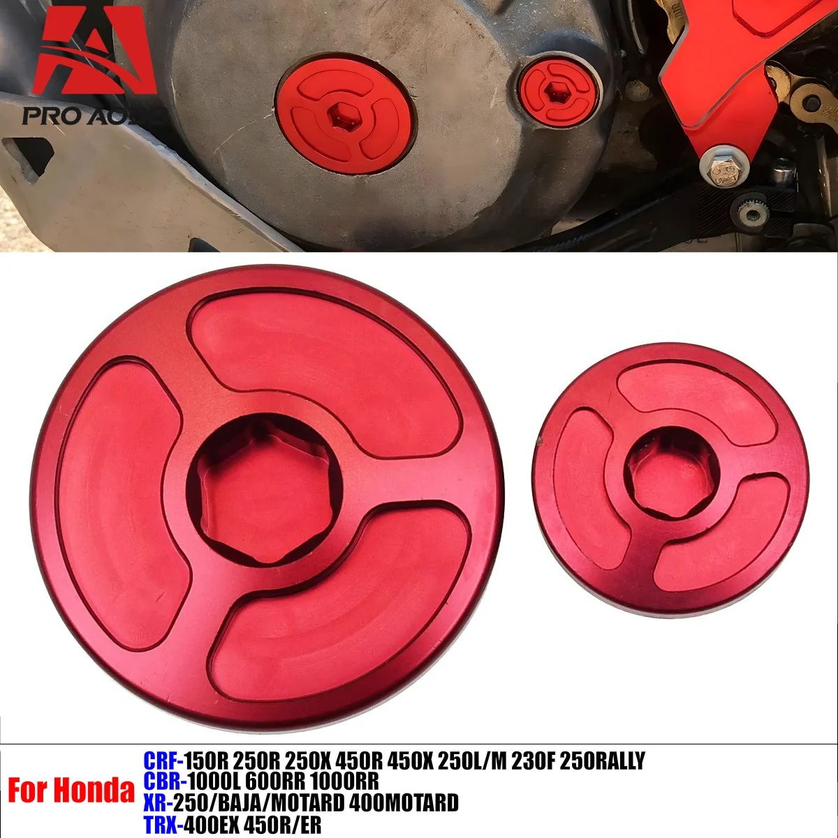 Motorcycle CNC parts Engine Timing Oli Filter Plugs Screw Bolts Set For Honda XR650L CRF1000L CRF250R CRF250L CRF450R 450X 230F
Motorcycle CNC parts Engine Timing Oli Filter Plugs Screw Bolts Set For Honda XR650L CRF1000L CRF250R CRF250L CRF450R 450X 230F