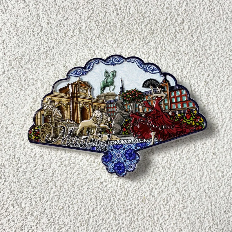Spain Madrid Puerta Alcala Historic Gate Royal Monument Magnets for Fridge Spanish Fan Design Cute Magnets Home Decor Items
Spain Madrid Puerta Alcala Historic Gate Royal Monument Magnets for Fridge Spanish Fan Design Cute Magnets Home Decor Items