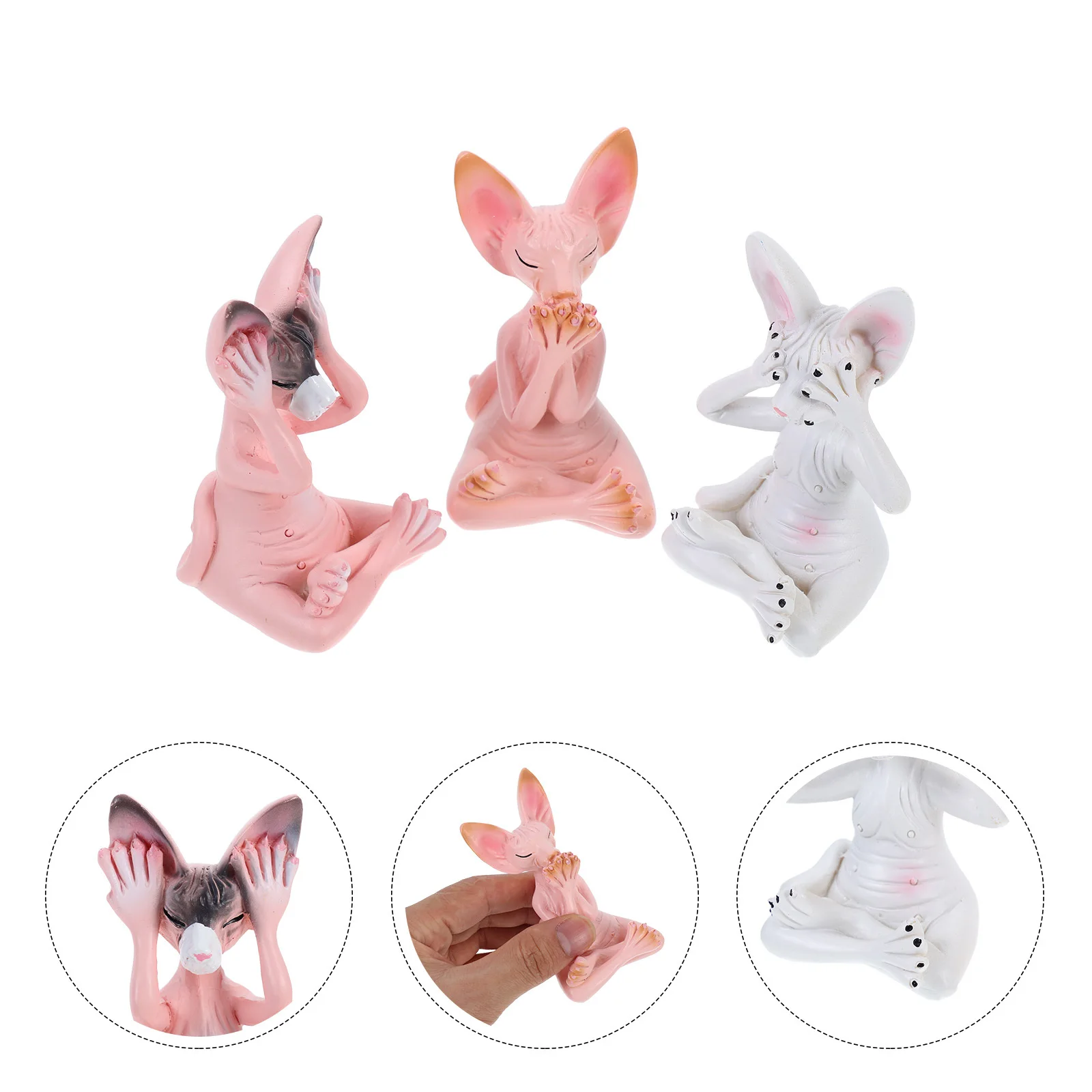 3Pcs Resin Cat Decor Craft Meditating Design Small Ornament for Home Office Desk Shelf Bedroom Cozy Whimsical Interior Accessory
3Pcs Resin Cat Decor Craft Meditating Design Small Ornament for Home Office Desk Shelf Bedroom Cozy Whimsical Interior Accessory