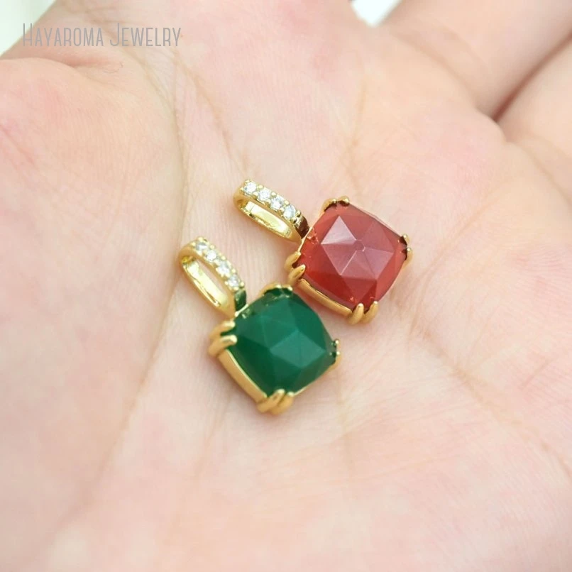 10Pcs Geometric Square Wholesale Invisible Setting Pendant Gold Color Metal Cubic Zirconia Jewelry Copper Charms
10Pcs Geometric Square Wholesale Invisible Setting Pendant Gold Color Metal Cubic Zirconia Jewelry Copper Charms