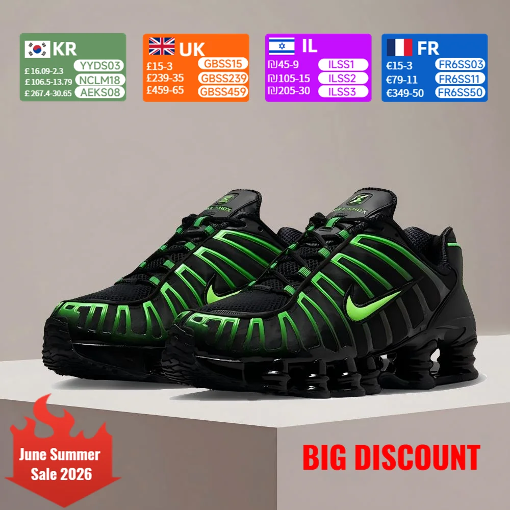 Nike SHOX TL Men's Shoes Sporty, Slip-Resistant, Durable, Fashionable, Versatile, Breathable, Cushioned Casual Shoes AV3595-012
Nike SHOX TL Men's Shoes Sporty, Slip-Resistant, Durable, Fashionable, Versatile, Breathable, Cushioned Casual Shoes AV3595-012