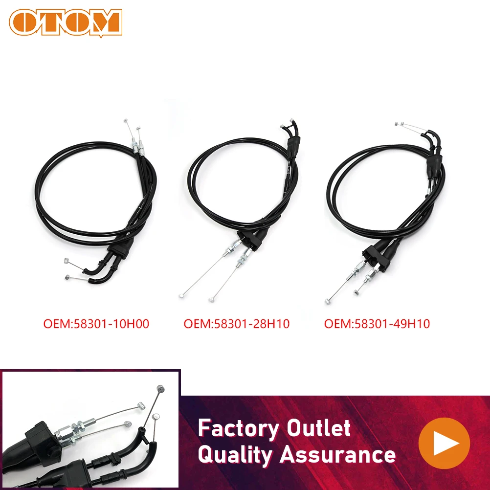 OTOM Motorcycle Throttle Cable Dirt Bike Hydraulic Brake Hose Line Engine Carburetor Accelerator Wire For SUZUKI RMZ250 RMZ450
OTOM Motorcycle Throttle Cable Dirt Bike Hydraulic Brake Hose Line Engine Carburetor Accelerator Wire For SUZUKI RMZ250 RMZ450