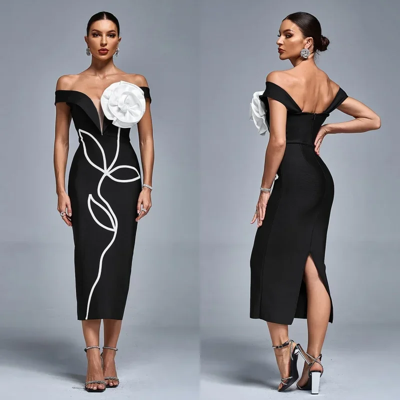 CustomizedExquisite Elegant Jersey Handmade Flower Ruched Sheath Off-the-shoulder Midi Dresses Bespoke Occasion Dresses Casual
CustomizedExquisite Elegant Jersey Handmade Flower Ruched Sheath Off-the-shoulder Midi Dresses Bespoke Occasion Dresses Casual