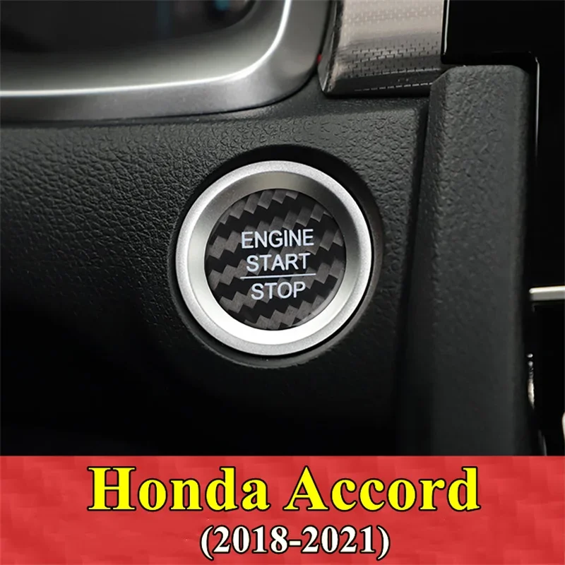 For Honda Accord Car Engine Start Stop Button Cover Real Carbon Fiber Sticker 2018 2019 2020 2021
For Honda Accord Car Engine Start Stop Button Cover Real Carbon Fiber Sticker 2018 2019 2020 2021