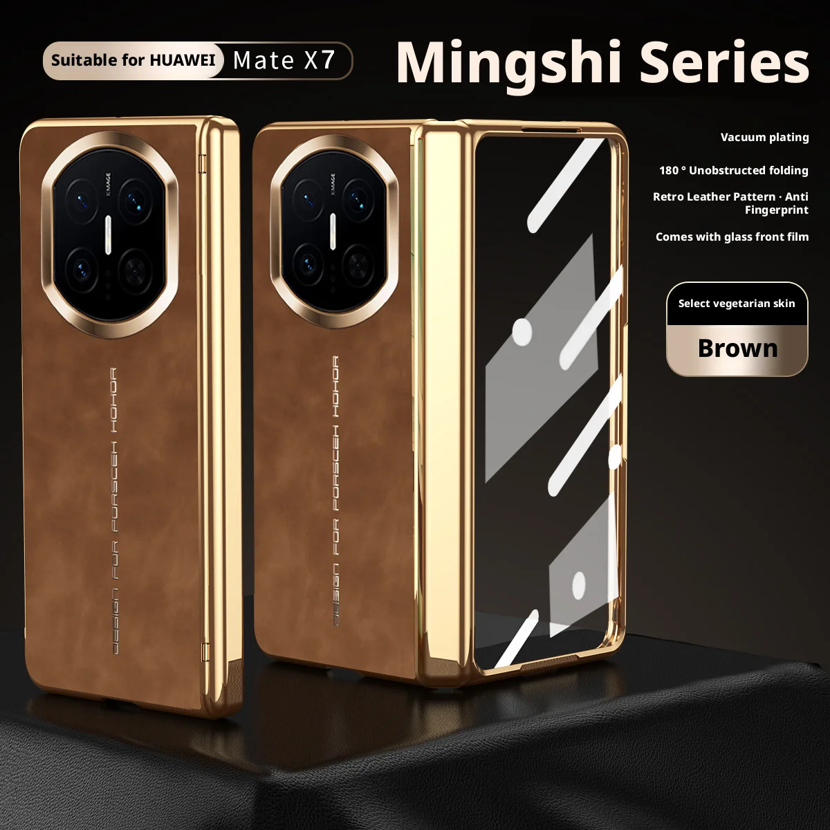 For Huawei Mate X7 X6 &X5 X3 Phone Case Matte Retro Plain Leather Shell Film Hinge All-inclusive Anti-drop Protective Case Cover
For Huawei Mate X7 X6 &X5 X3 Phone Case Matte Retro Plain Leather Shell Film Hinge All-inclusive Anti-drop Protective Case Cover