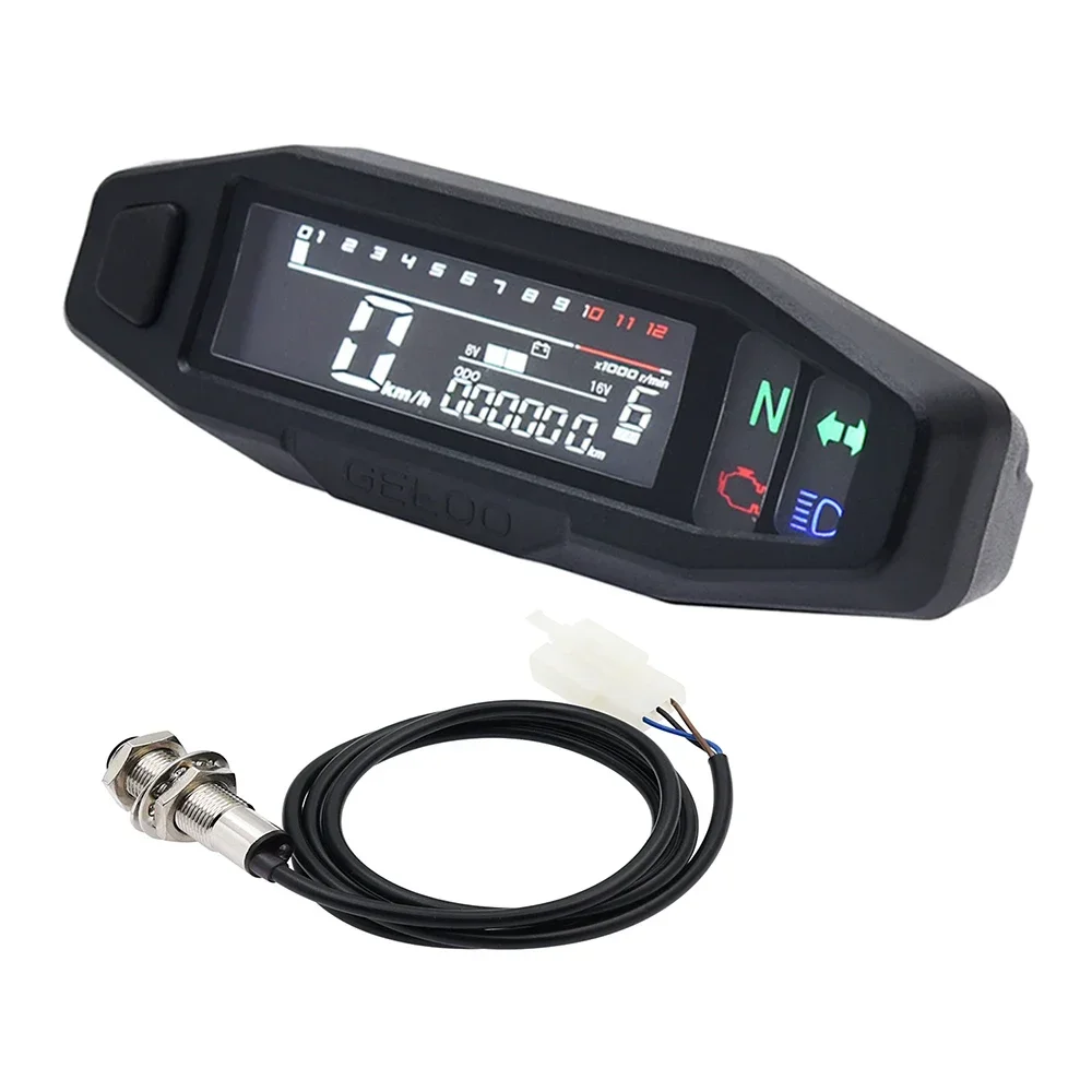 Newest Motorcycle Speedometer Oil Gauge Tachometer Universal Digital Meters Instrument Cluster Turn Signal Light Indicator
Newest Motorcycle Speedometer Oil Gauge Tachometer Universal Digital Meters Instrument Cluster Turn Signal Light Indicator