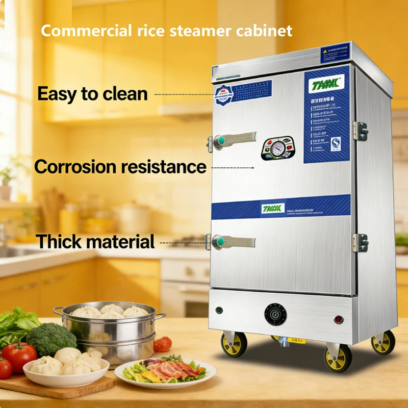 Commercial Kitchen Cooker Machine Multi-functional 6 Layer Steaming Cabinet Steamer Cookers for Seafood
Commercial Kitchen Cooker Machine Multi-functional 6 Layer Steaming Cabinet Steamer Cookers for Seafood