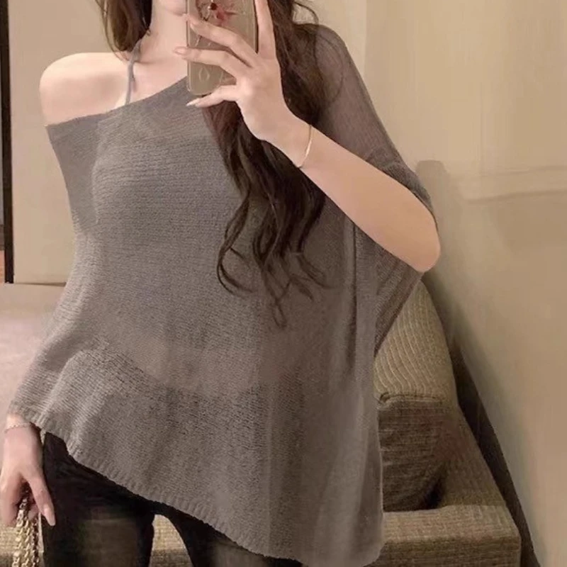Sexy Slanted Shoulder Sleeveless Sweater 2026 Retro Style Loose Irregular Thin Versatile Summer Top
Sexy Slanted Shoulder Sleeveless Sweater 2026 Retro Style Loose Irregular Thin Versatile Summer Top