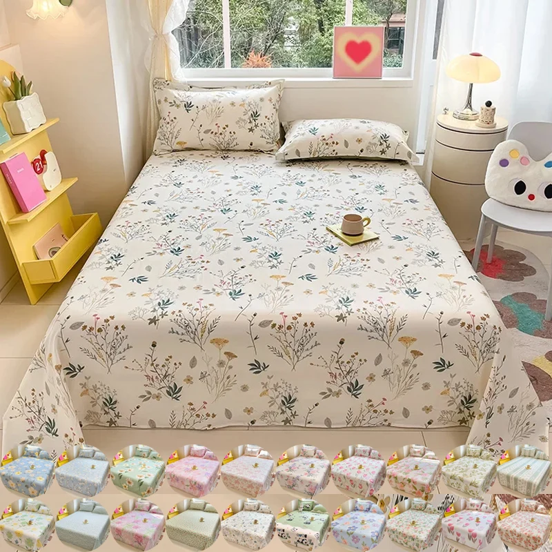 100% Cotton Bed Sheet Plant Flowers Printed Single Double Top King Sheets Pure Cotton Single Size Kids Bed Linen with Pillowcase
100% Cotton Bed Sheet Plant Flowers Printed Single Double Top King Sheets Pure Cotton Single Size Kids Bed Linen with Pillowcase