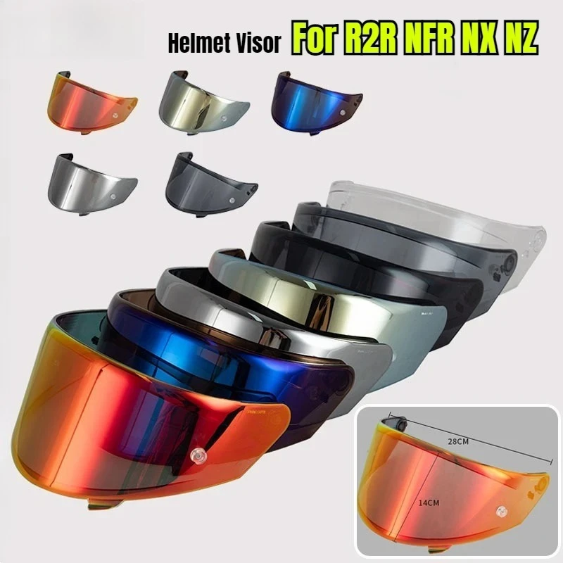 New Helmet Visor FOR NFR Lenses, Suitable Helmet for R2R NFR NX NZ Model UV Protection Safety Lentes Helmet Replacement Parts
New Helmet Visor FOR NFR Lenses, Suitable Helmet for R2R NFR NX NZ Model UV Protection Safety Lentes Helmet Replacement Parts