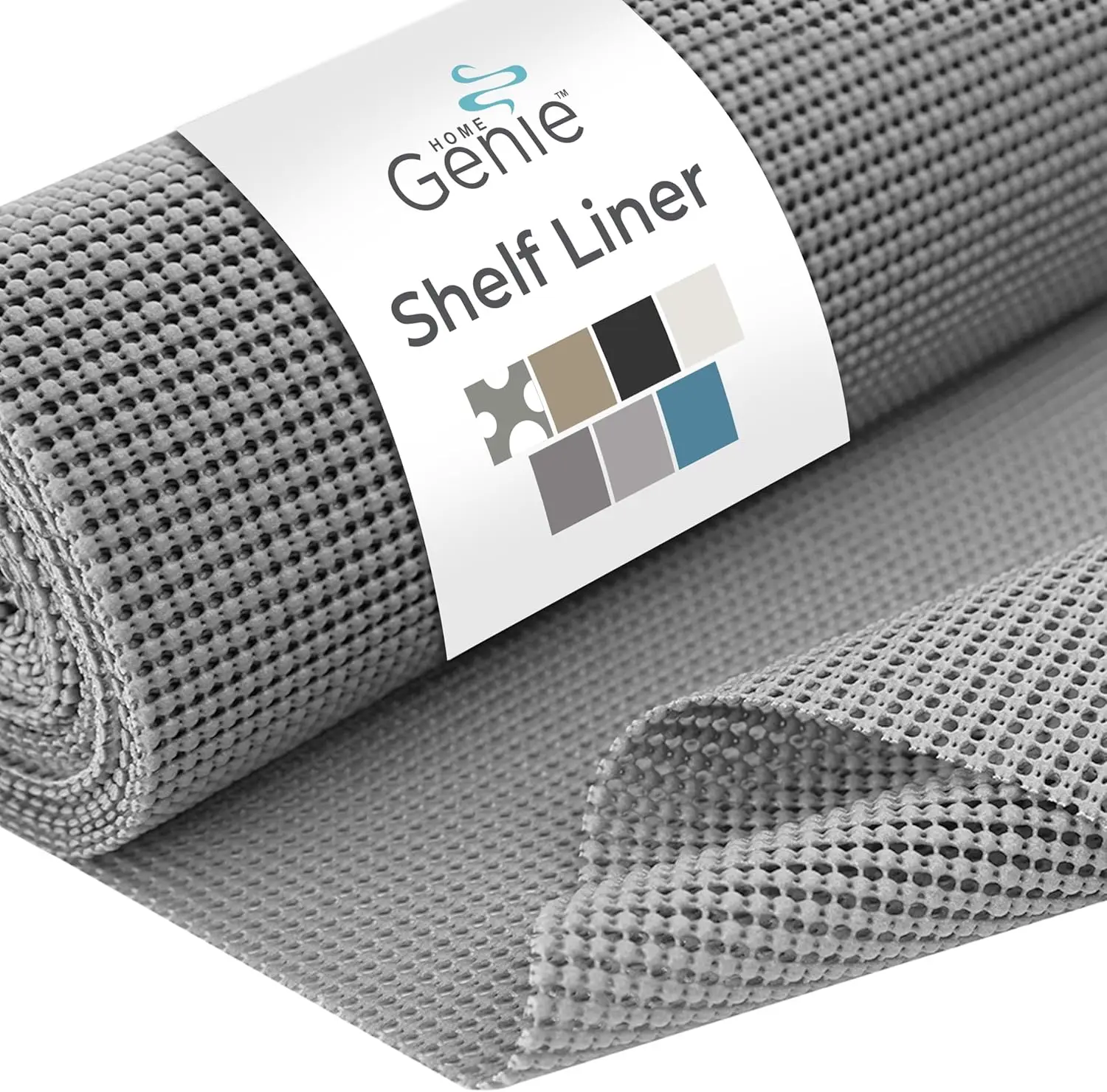 Strong Grip Non-Adhesive Shelf Liner, 12in x 20ft, Protect Cabinets & Drawers, Soft Gray
Strong Grip Non-Adhesive Shelf Liner, 12in x 20ft, Protect Cabinets & Drawers, Soft Gray