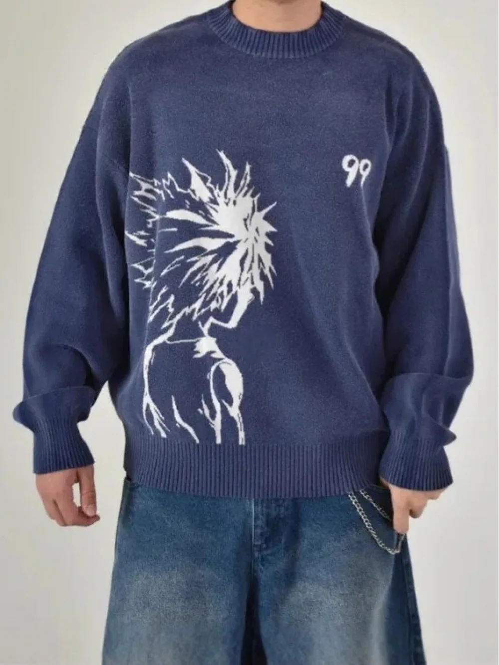 Свитер с жаккардовым рисунком в стиле аниме, новинка 2025, унисекс, толстый теплый зимний пуловер с круглым вырезом
Свитер с жаккардовым рисунком в стиле аниме, новинка 2025, унисекс, толстый теплый зимний пуловер с круглым вырезом