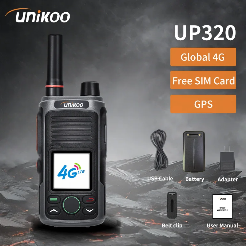 2 PCS Unikoo UP320 Poc FM Walkie Talkie 1.77” Screen GPS Voice Record Global 4G 5000 Kilometers Remote Walkie Talkie
2 PCS Unikoo UP320 Poc FM Walkie Talkie 1.77” Screen GPS Voice Record Global 4G 5000 Kilometers Remote Walkie Talkie