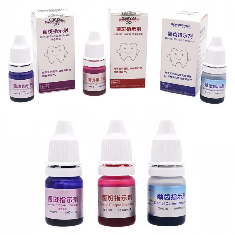 5ml Dental Plaque Indicator Caries Indicator Regular Double Food Colorant Stain for Teeth Dentist Clinic Plaque Detection Tool
5ml Dental Plaque Indicator Caries Indicator Regular Double Food Colorant Stain for Teeth Dentist Clinic Plaque Detection Tool
