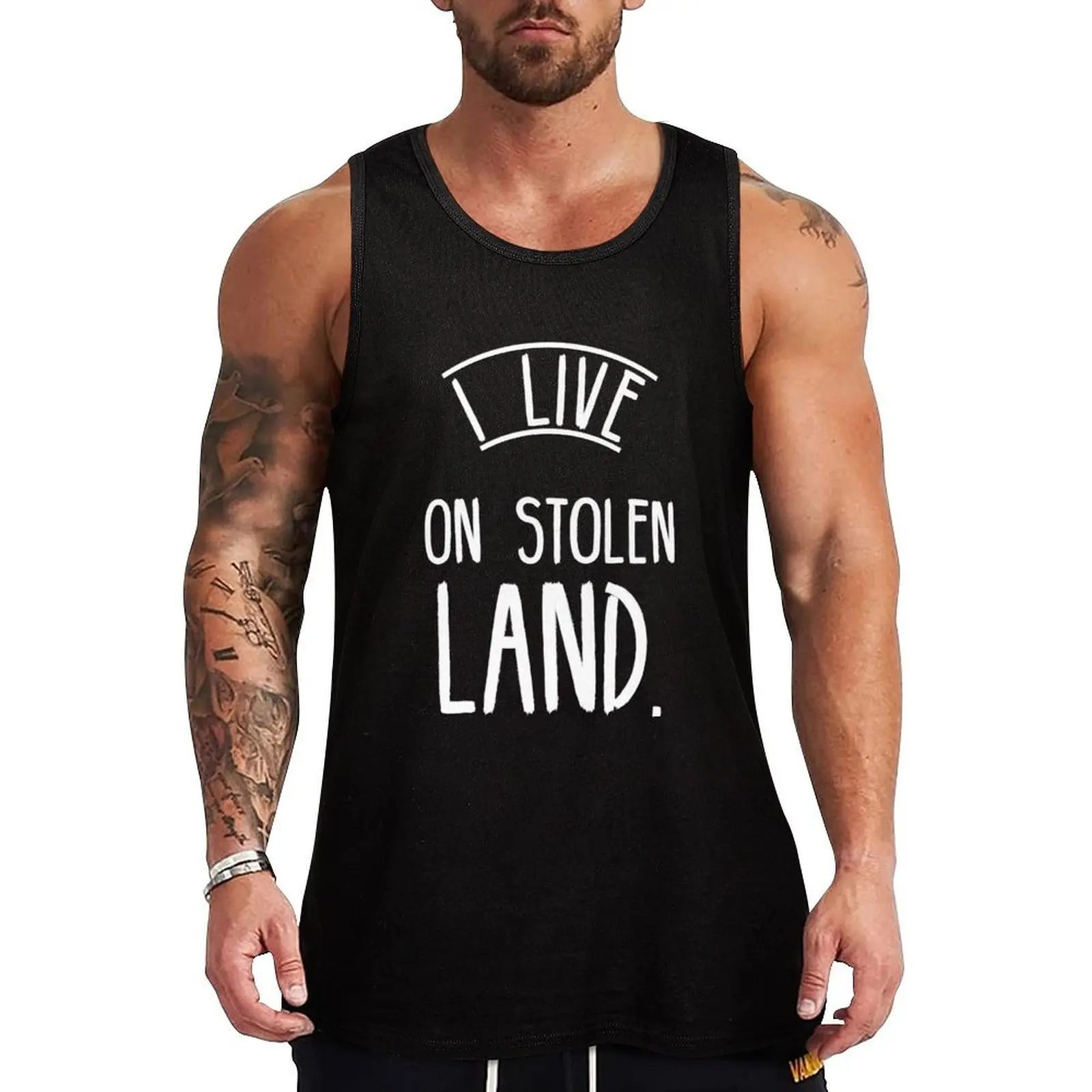 I live on stolen land Tank Top Casual Summer Tank Top Lightweight Sleeveless Shirt
I live on stolen land Tank Top Casual Summer Tank Top Lightweight Sleeveless Shirt