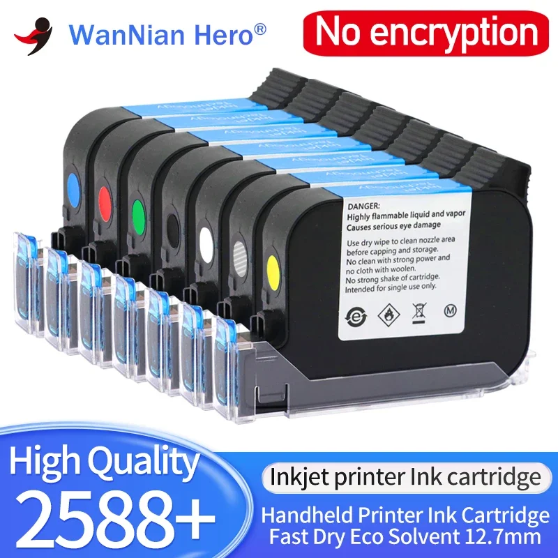 2588+ 2588+(M) Eco Solvent Ink Cartridge 2588 Handheld Printer Ink Cartridge For 600DPI Date 12.7mm Inkjet Coder No encryption
2588+ 2588+(M) Eco Solvent Ink Cartridge 2588 Handheld Printer Ink Cartridge For 600DPI Date 12.7mm Inkjet Coder No encryption