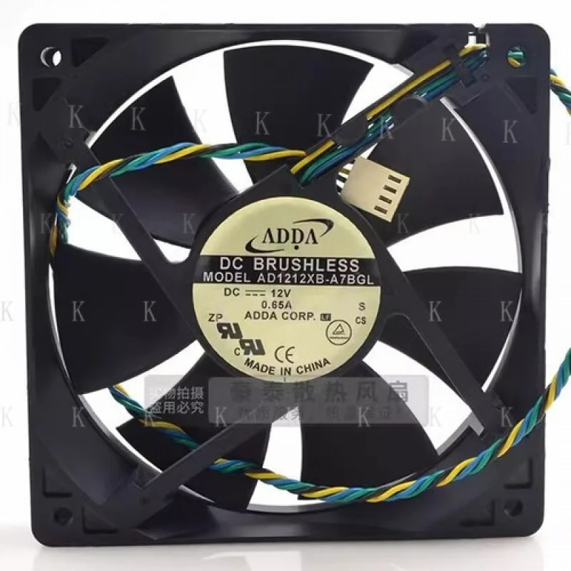 C ДЛЯ ADDA AD1212XB-A7BGL 12025 DC12V 0,65A 12 см 4-проводной ШИМ бесшумный охлаждающий вентилятор
C ДЛЯ ADDA AD1212XB-A7BGL 12025 DC12V 0,65A 12 см 4-проводной ШИМ бесшумный охлаждающий вентилятор