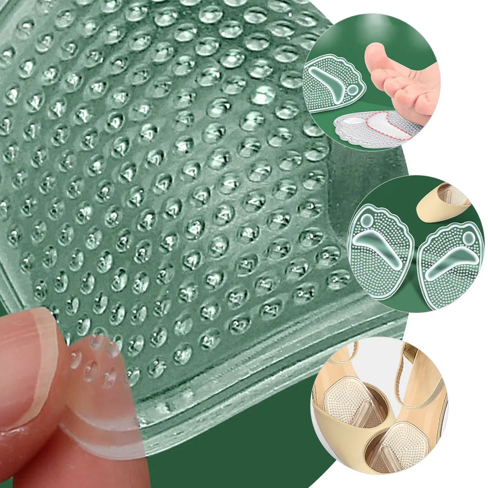 3 Pairs Non-slip Forefoot Pad Adhesive Shoe Inserts Gel Pads Comfort Women Women's Shoes High Heel Cushion
3 Pairs Non-slip Forefoot Pad Adhesive Shoe Inserts Gel Pads Comfort Women Women's Shoes High Heel Cushion