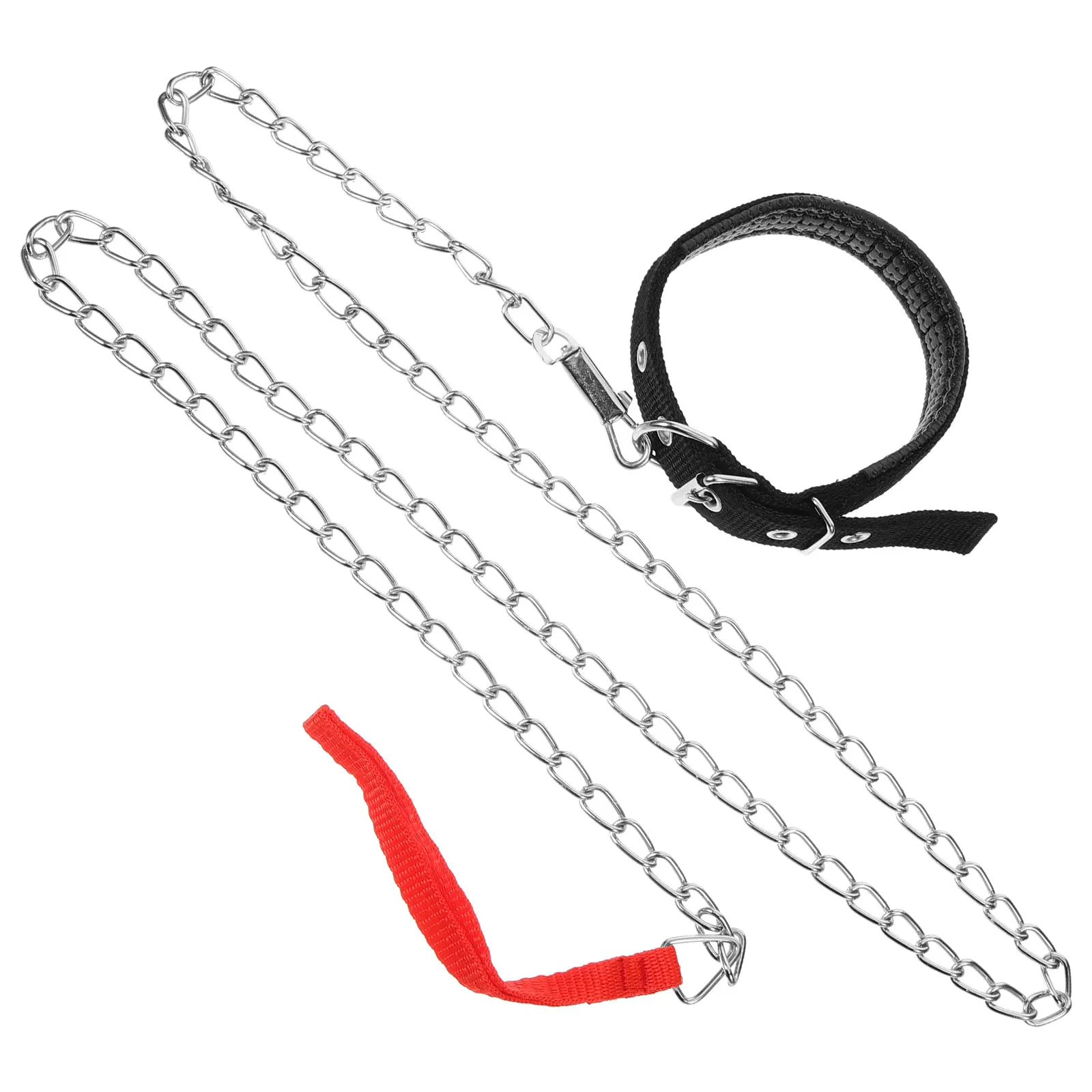 2 Pcs Pet Traction Collar Durable Chain Wire Support Adjustable Harness for Dog Walking Supplies Pet Dog Collar
2 Pcs Pet Traction Collar Durable Chain Wire Support Adjustable Harness for Dog Walking Supplies Pet Dog Collar