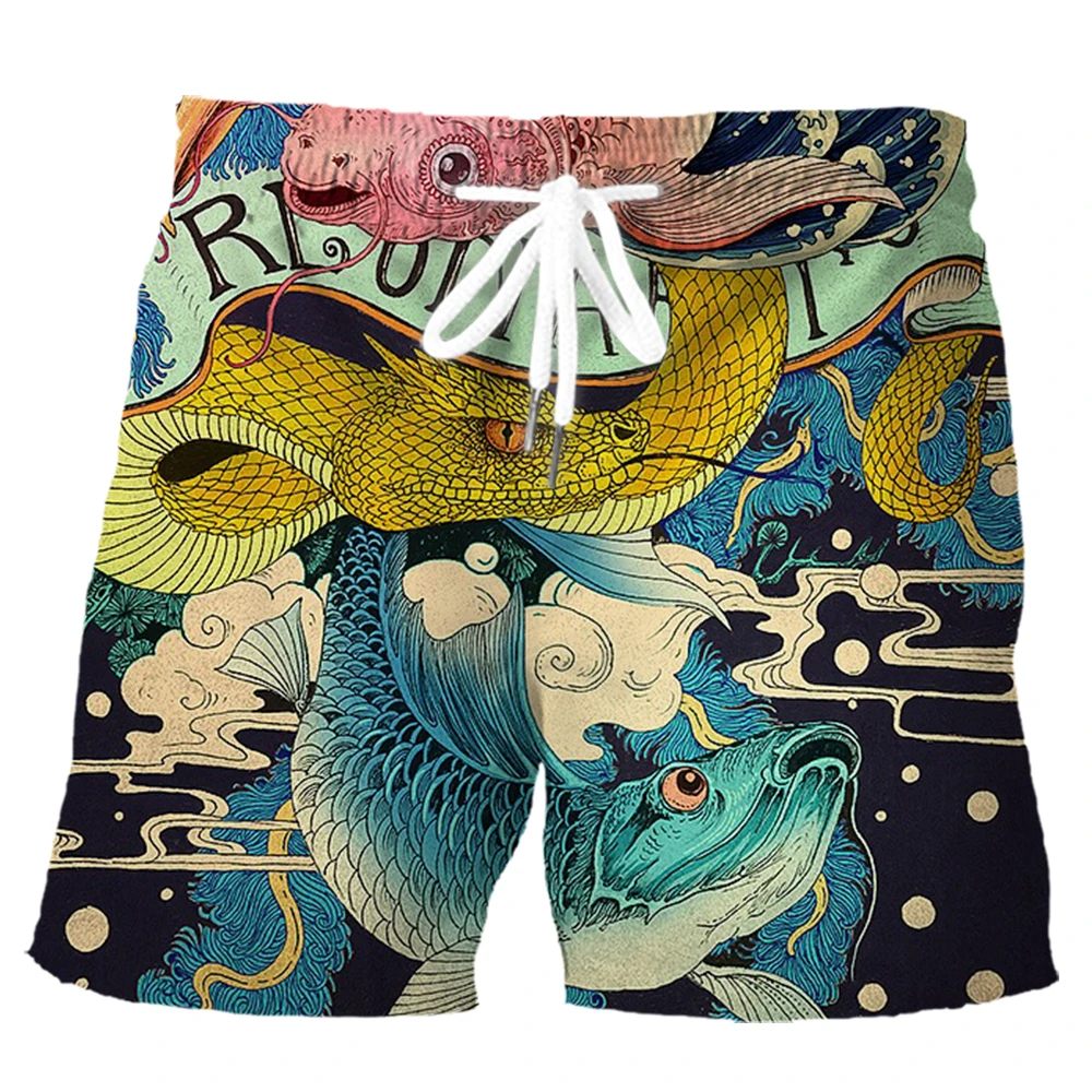 CLOOCL Fashion Sports Shorts Animals Horned Viper Carp Wave Art 3D Printed Pants Summer Polyester Men Casual Board Shorts
CLOOCL Fashion Sports Shorts Animals Horned Viper Carp Wave Art 3D Printed Pants Summer Polyester Men Casual Board Shorts