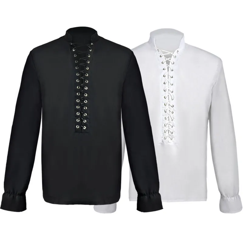 loween Stage Performance irt Men's St Punk Vintage Color Eye Strap Loose Fit Long Sve Ro Sle Stand Collar
loween Stage Performance irt Men's St Punk Vintage Color Eye Strap Loose Fit Long Sve Ro Sle Stand Collar