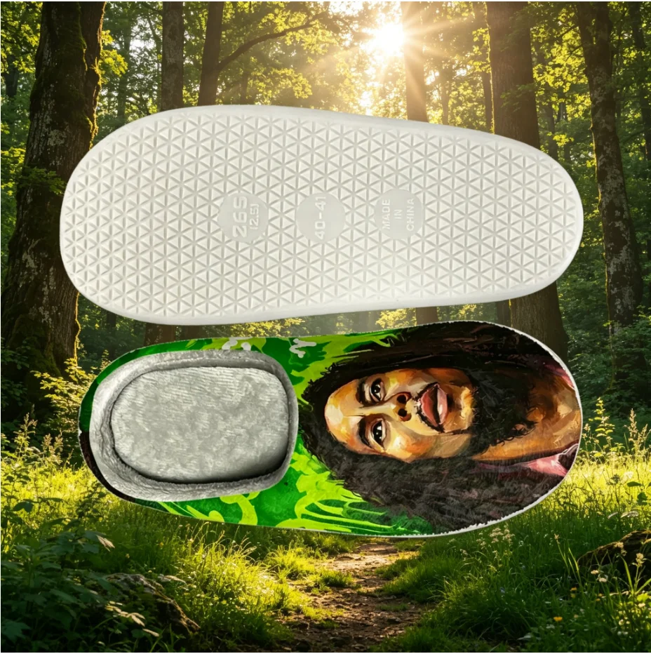 Bob Marley Premium Art Cotton Slippers Cushion Sole Warm Cozy Unisex All Season House Slippers
Bob Marley Premium Art Cotton Slippers Cushion Sole Warm Cozy Unisex All Season House Slippers