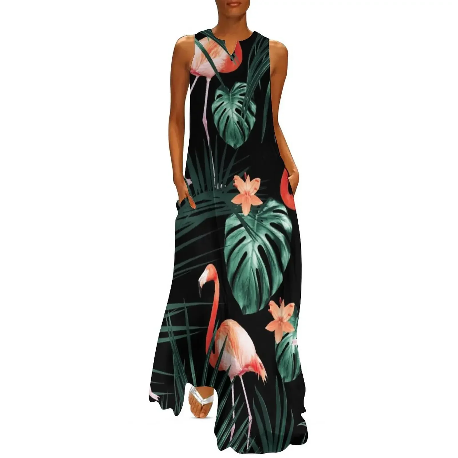 Tropical Flamingo Floral Night Pattern #1 #tropical #decor #art Long Dress dress summer 2025 women cute dress
Tropical Flamingo Floral Night Pattern #1 #tropical #decor #art Long Dress dress summer 2025 women cute dress