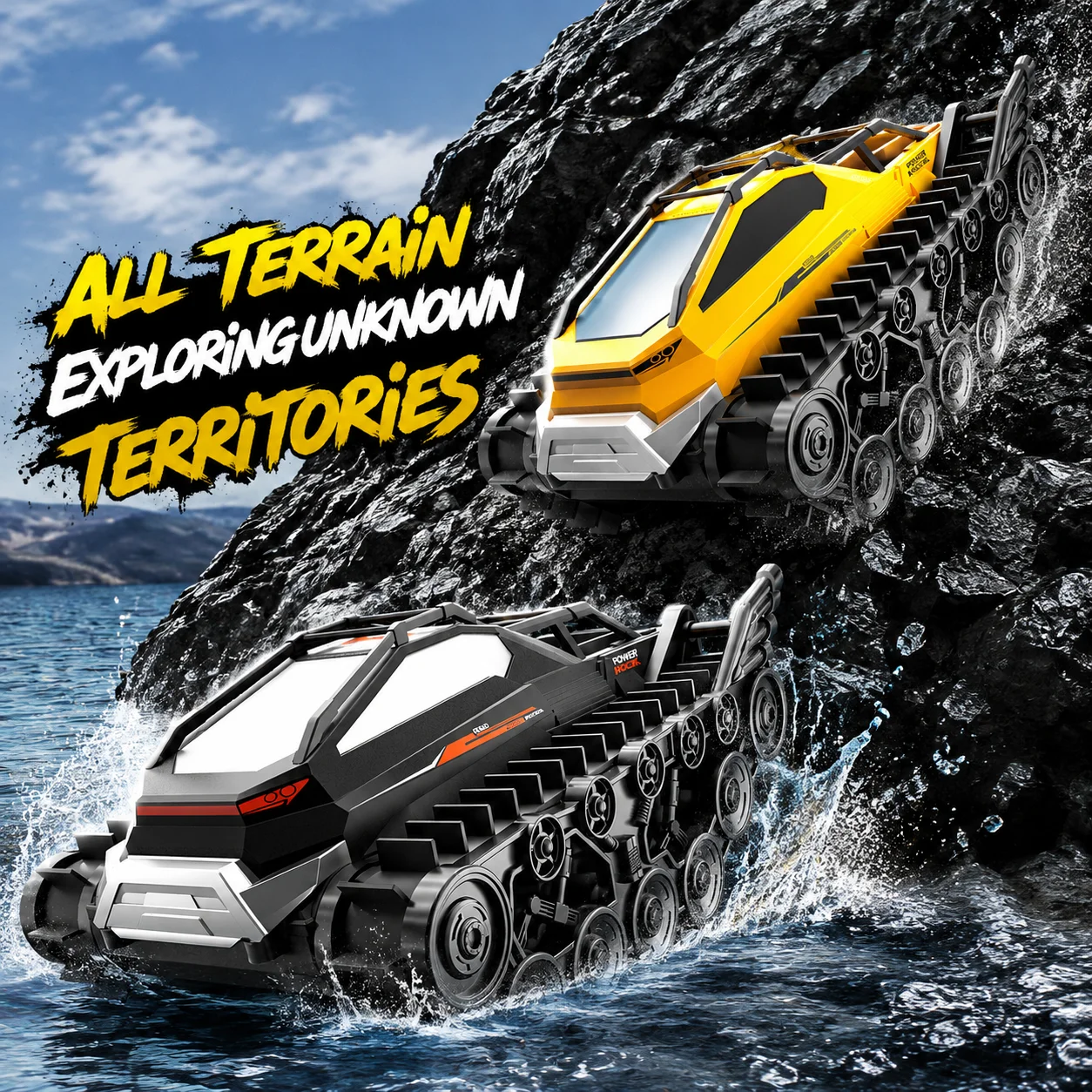 JJRC Q183 RC Tank 4WD Amphibious Tracked Vehicle 2.4G Remote Control Car All Terrain Waterproof Armored Climbing Toy
JJRC Q183 RC Tank 4WD Amphibious Tracked Vehicle 2.4G Remote Control Car All Terrain Waterproof Armored Climbing Toy