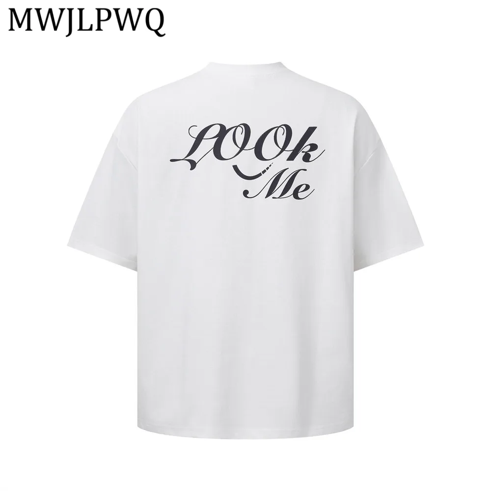MWJLPWQ Letter Print Short-Sleeve T-Shirt Men's Hip-Hop Trendy Ins Streetwear Casual Loose Fit Round-Neck Tee For Summer 15227
MWJLPWQ Letter Print Short-Sleeve T-Shirt Men's Hip-Hop Trendy Ins Streetwear Casual Loose Fit Round-Neck Tee For Summer 15227