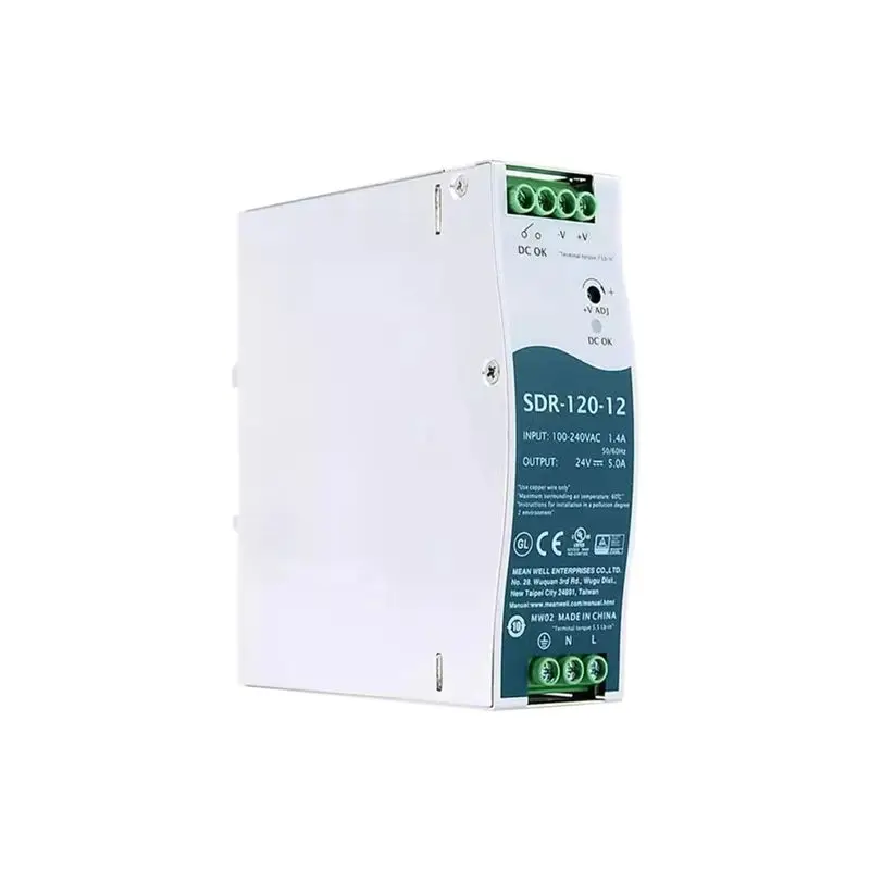 A98E-SDR-120-12 Switching Power Supply 120W 12V 10A Single Output Industrial DIN RAIL With PFC Functi Power Supply
A98E-SDR-120-12 Switching Power Supply 120W 12V 10A Single Output Industrial DIN RAIL With PFC Functi Power Supply