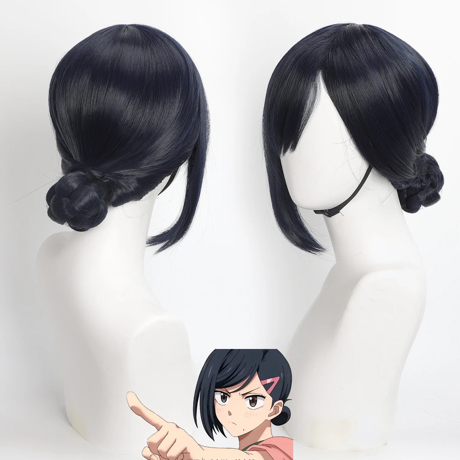 Предварительно уложенный темно-синий парик-пучок для женщин, термостойкий, из синтетических волос, для аниме-косплея, длинный, пушистый, с стрижкой боб
Предварительно уложенный темно-синий парик-пучок для женщин, термостойкий, из синтетических волос, для аниме-косплея, длинный, пушистый, с стрижкой боб