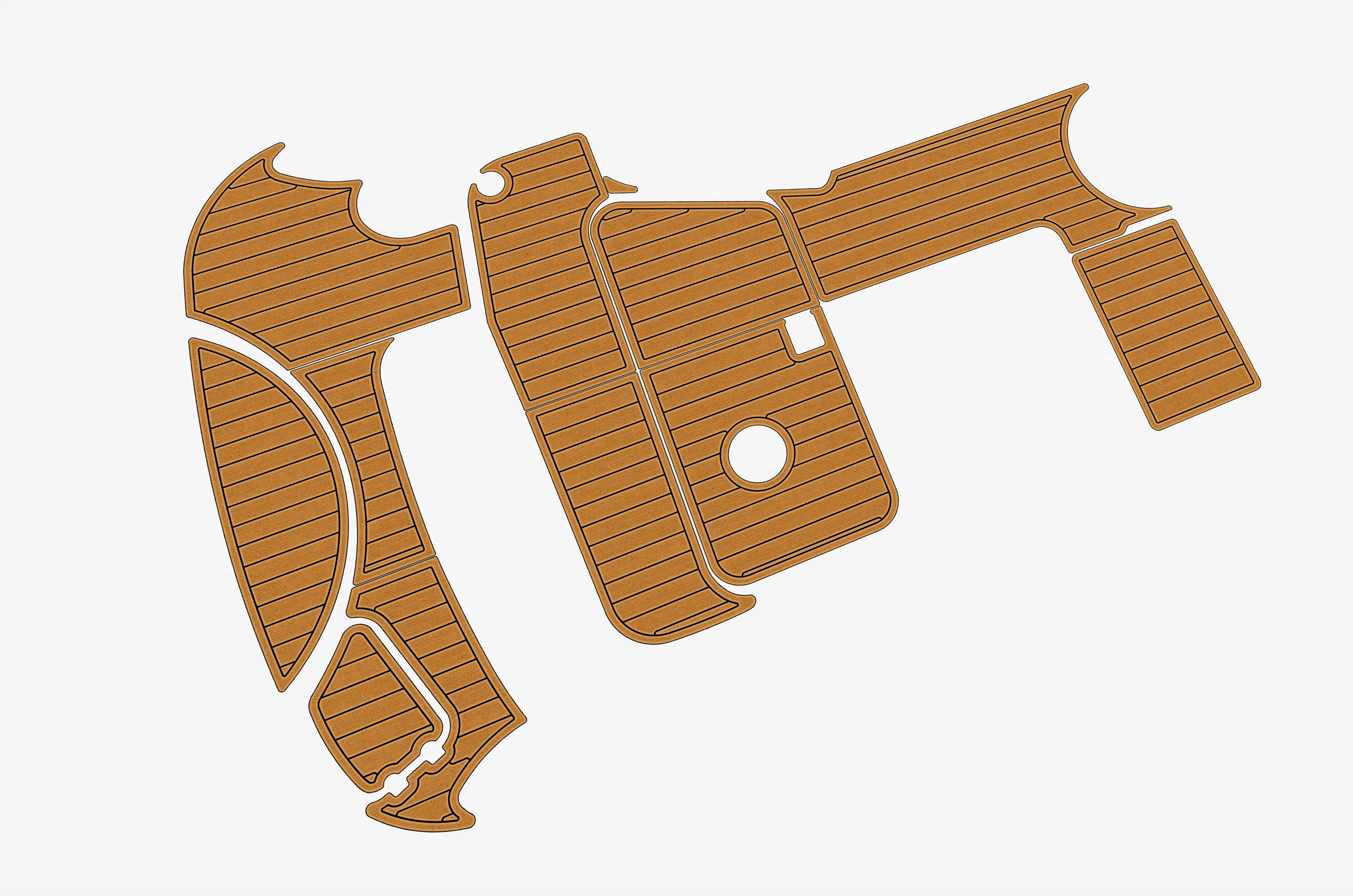 Anti-Skid EVA Faux Teak Self-Adhesive 6mm Boat Decking Pad for 2005-2008 Larson 274 Cabrio Cockpit Durable Marine Flooring
Anti-Skid EVA Faux Teak Self-Adhesive 6mm Boat Decking Pad for 2005-2008 Larson 274 Cabrio Cockpit Durable Marine Flooring