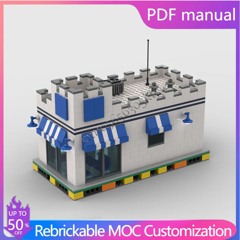 Hot Selling 1055 PCS MOC Creative White Castle Modular Building Blocks Bricks Model Set Assembly Display Toy Kids Birthday Gift
Hot Selling 1055 PCS MOC Creative White Castle Modular Building Blocks Bricks Model Set Assembly Display Toy Kids Birthday Gift