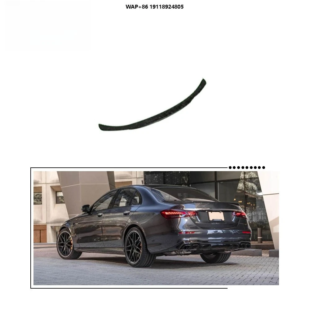 Carbon Fiber Rear Trunk Spoiler Wing for W213 E63 AMG 2021-2024
Carbon Fiber Rear Trunk Spoiler Wing for W213 E63 AMG 2021-2024