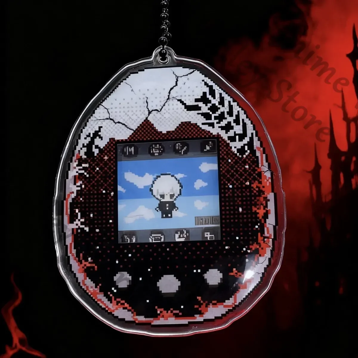 Anime Tokyo Ghoul Kaneki Ken Cosplay Acrylic Raster Card Keychain Cartoon Keyring Pendant Key Chain Adorn Gift
Anime Tokyo Ghoul Kaneki Ken Cosplay Acrylic Raster Card Keychain Cartoon Keyring Pendant Key Chain Adorn Gift