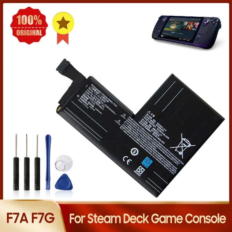 F7A F7G For Steam Deck LCD/OLED Game Console lithium Replacement Battery With Free Tools
F7A F7G For Steam Deck LCD/OLED Game Console lithium Replacement Battery With Free Tools