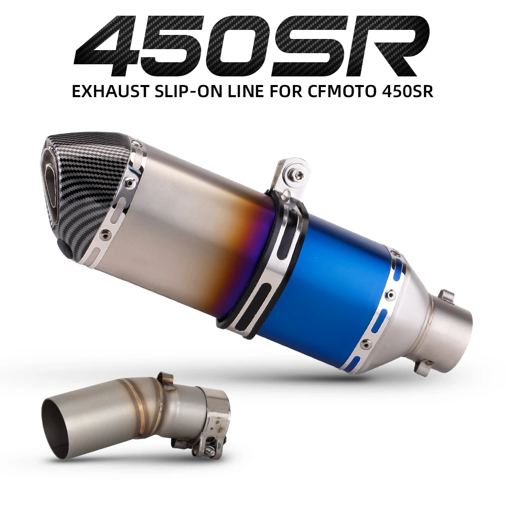 Moto exhaust Slip on Line 370mm muffler For CF MOTO 450SR 450NK 450SS 450 SR NK SS 2022-2026 Motorcycle exhaust kit street bike
Moto exhaust Slip on Line 370mm muffler For CF MOTO 450SR 450NK 450SS 450 SR NK SS 2022-2026 Motorcycle exhaust kit street bike