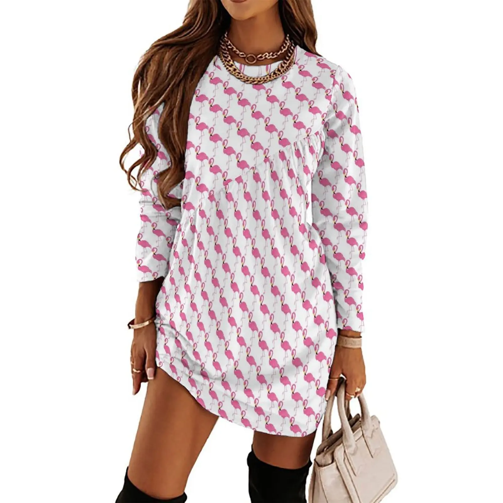 Hot Pink Flamingo Long Sleeved Dress prom dresses 2024 Evening dresses chic and elegant woman dress
Hot Pink Flamingo Long Sleeved Dress prom dresses 2024 Evening dresses chic and elegant woman dress