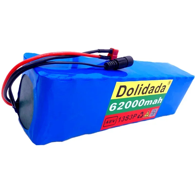 НОВЫЙ 48V62Ah 1000w 13S3P 48V литий-ионный аккумулятор 62000mah для 54,6v электронного велосипеда, электрического велосипедного скутера с BMS
НОВЫЙ 48V62Ah 1000w 13S3P 48V литий-ионный аккумулятор 62000mah для 54,6v электронного велосипеда, электрического велосипедного скутера с BMS