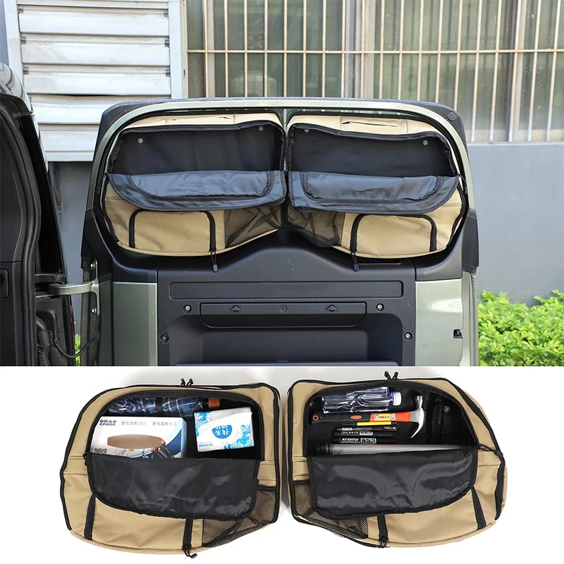 For Land Rover Defender 90 110 2020-2025+ Oxford Cloth Black Car tailgate tool window bag storage bag Car interior accessories
For Land Rover Defender 90 110 2020-2025+ Oxford Cloth Black Car tailgate tool window bag storage bag Car interior accessories