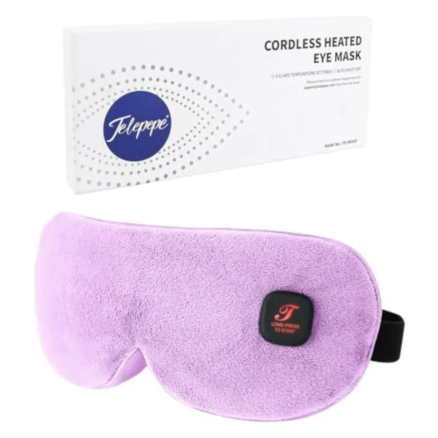 Heated Eye Mask for Dry Eyes, Cordless Warm Eye Compress, Blepharitis, Styes, 1000mAh, Washable Cover, Gifts for Family and Fri
Heated Eye Mask for Dry Eyes, Cordless Warm Eye Compress, Blepharitis, Styes, 1000mAh, Washable Cover, Gifts for Family and Fri