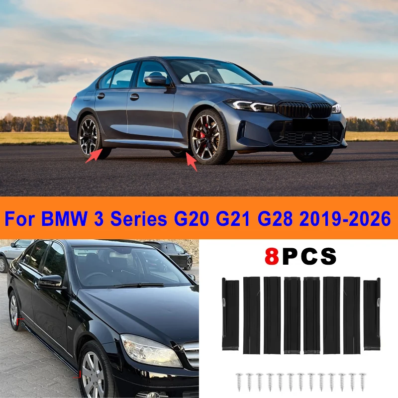 8Pcs Extended Side Skirt Splitters For BMW 3 Series G20 G21 G28 19-26 Sport Side Spoiler Bumper Lip Exterior Body Kit Mod Parts
8Pcs Extended Side Skirt Splitters For BMW 3 Series G20 G21 G28 19-26 Sport Side Spoiler Bumper Lip Exterior Body Kit Mod Parts
