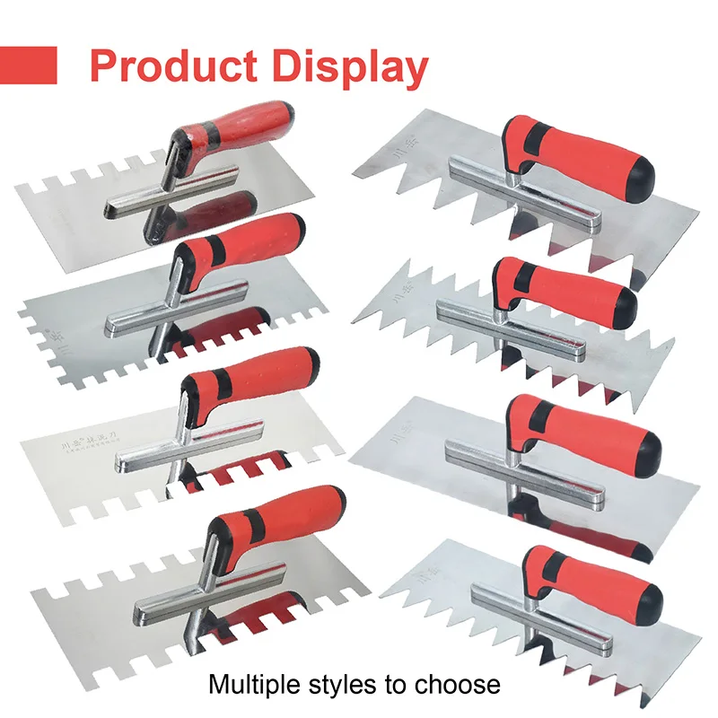 28cm x 11cm Plastering Trowel Set Notched and Smooth Edge Trowels High Quality Stainless Steel for Professional and DIY Use Tool
28cm x 11cm Plastering Trowel Set Notched and Smooth Edge Trowels High Quality Stainless Steel for Professional and DIY Use Tool