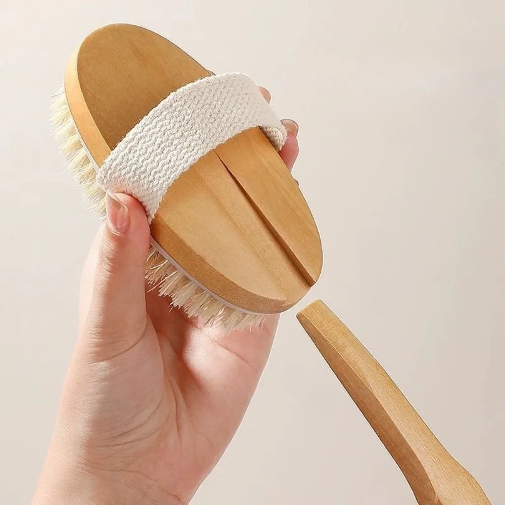 Detachable Back Bath Brush Shower Long Handle Horsehair Hog Bristle Massage Scrubber Body Cleaning Brush Bathroom Accessories
Detachable Back Bath Brush Shower Long Handle Horsehair Hog Bristle Massage Scrubber Body Cleaning Brush Bathroom Accessories