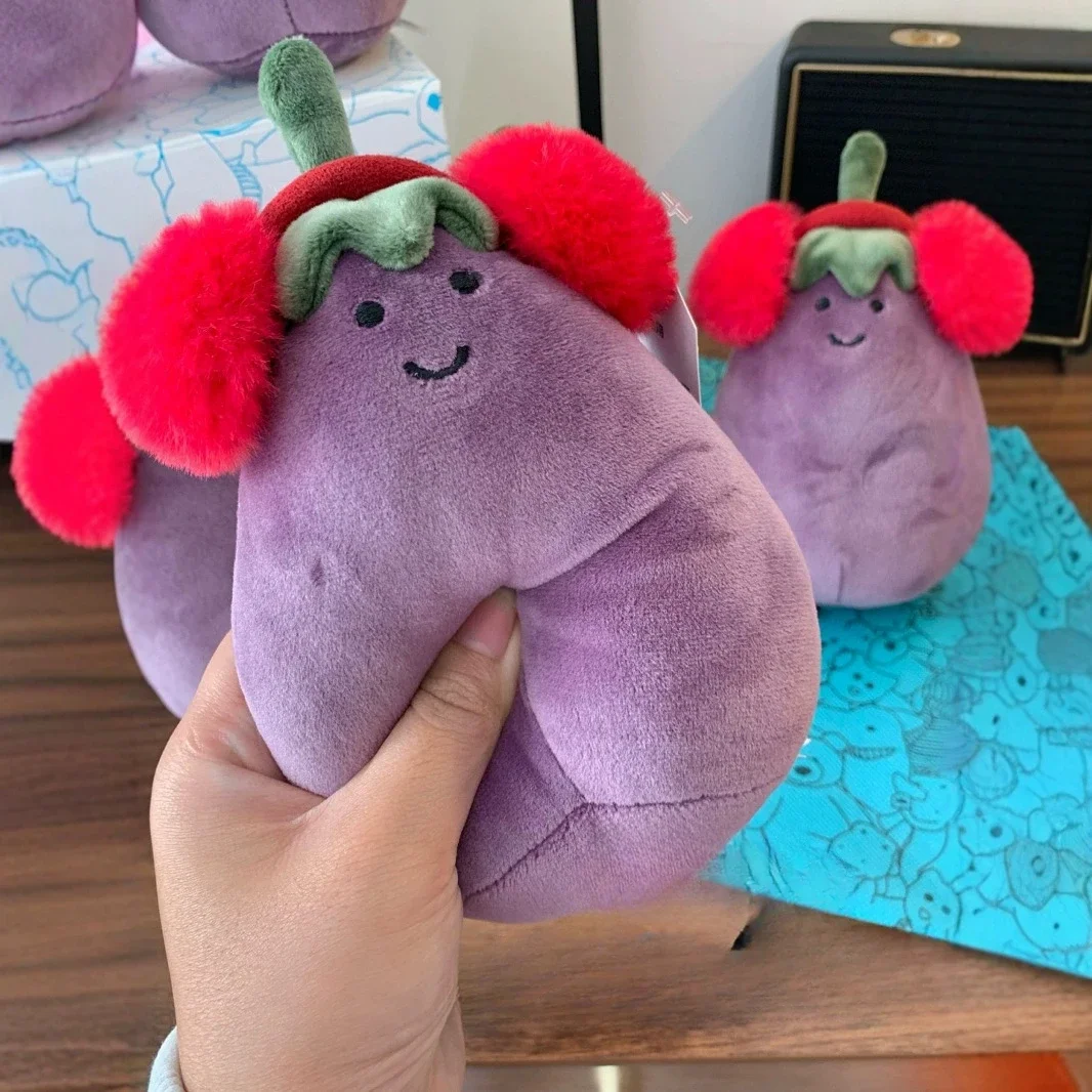Jellycat With Tags Jellycat New Fun Red Ear Cover Eggplant Vegetable Plush Doll Soothing Toy Holiday Birthday Gift Filled Doll
Jellycat With Tags Jellycat New Fun Red Ear Cover Eggplant Vegetable Plush Doll Soothing Toy Holiday Birthday Gift Filled Doll