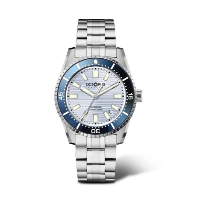 Octopus Mens Automatic Watches 39.5mm Diver Mechanical Wristwatch 200M Waterproof BGW-9 Luminous Ceramic Bezel NH35
Octopus Mens Automatic Watches 39.5mm Diver Mechanical Wristwatch 200M Waterproof BGW-9 Luminous Ceramic Bezel NH35
